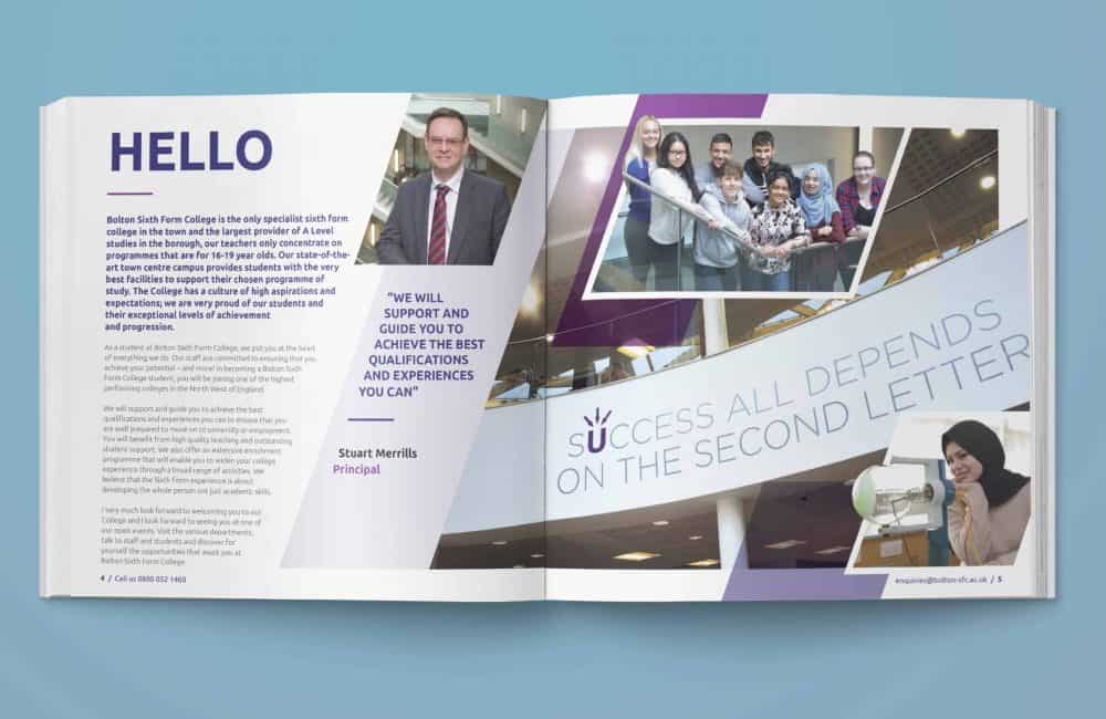 Bolton Sixth Form College Prospectus Inner Pages