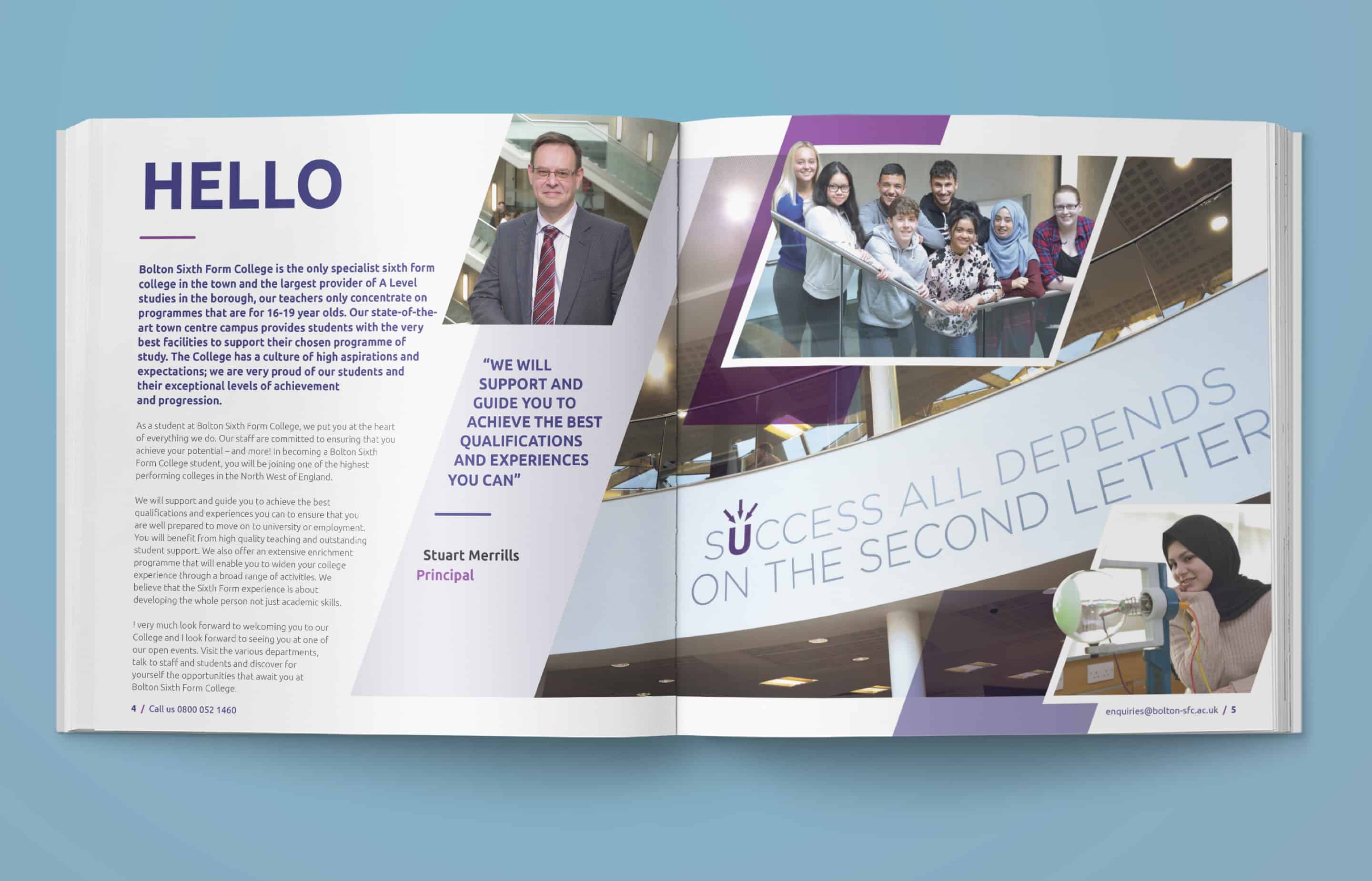 Bolton Sixth Form College Prospectus Inner Pages