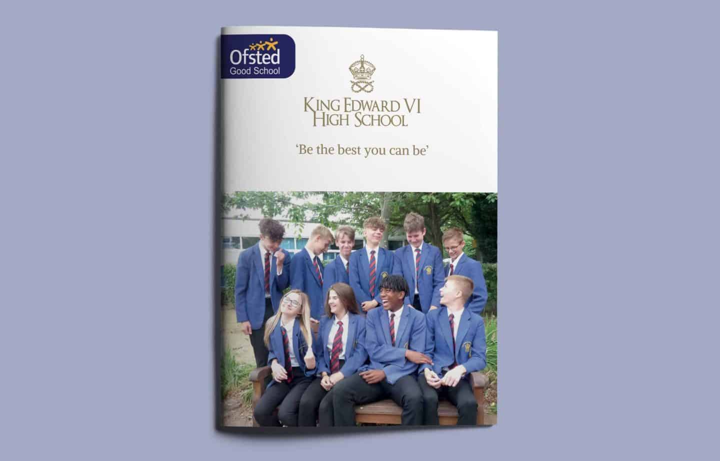 School Prospectus Design - Cover - King Edward