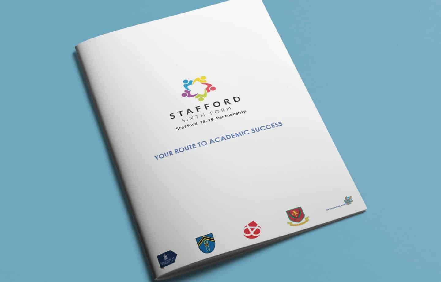 Prospectus Design - Cover - Stafford Sixth Form