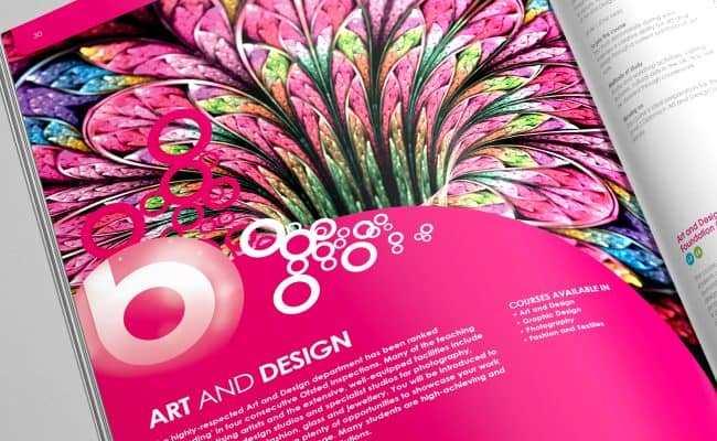 Prospectus Design - Vibrant Photography