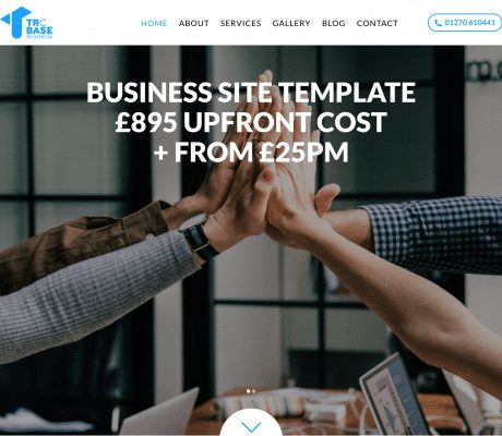 Small business website templates